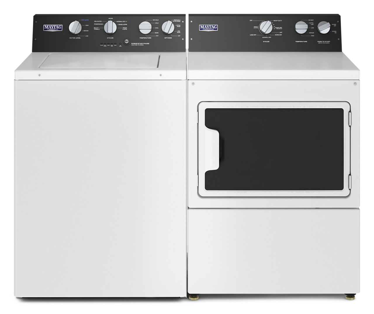 4.0 cu. ft. I.E.C. Commercial-Grade Top Load Washer &amp; 7.4 cu. ft. Commercial-Grade Electric Dryer