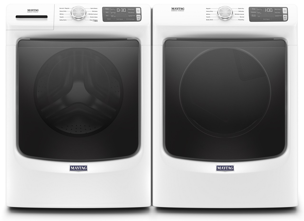 5.2 cu. ft I.E.C. Front Load Steam Washer &amp; 7.3 cu. ft. Electric Dryer