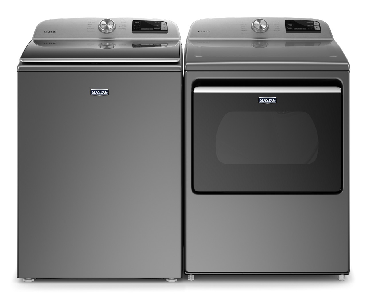 5.4 cu. ft. I.E.C. Top Load Washer &amp; 7.4 cu. ft. Electric Dryer