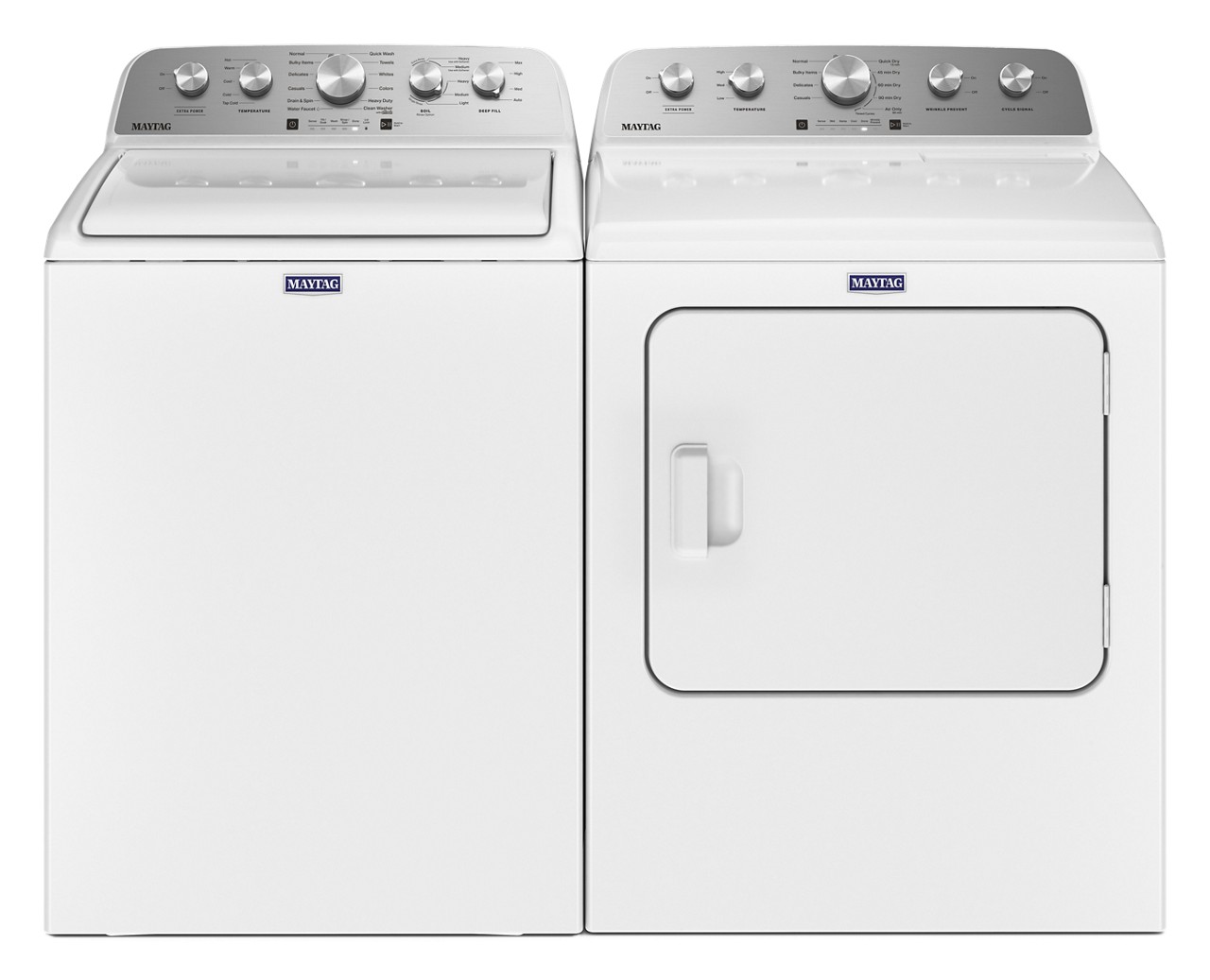 5.2 cu. ft. I.E.C. Top Load Washer &amp; 7.0 cu. ft. Electric Dryer