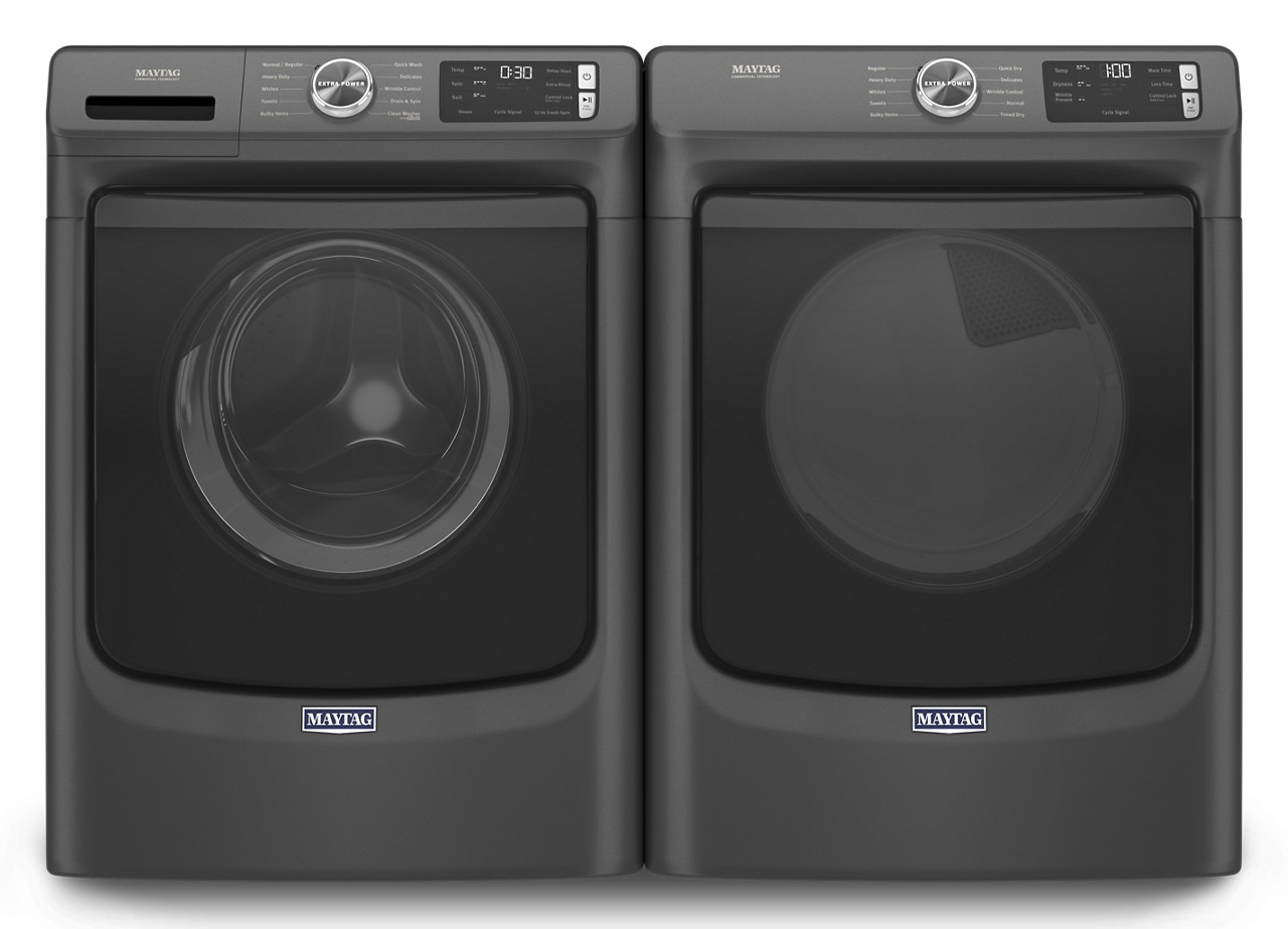 5.2 cu. ft I.E.C. Front Load Steam Washer &amp; 7.3 cu. ft. Electric Dryer
