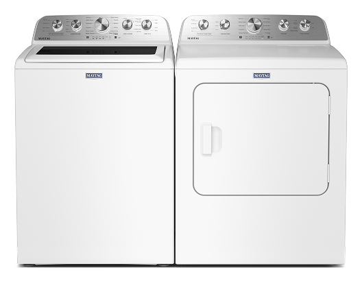 5.5 Cu Ft. Top Load Impeller Washer & 7.0 Cu Ft. Load Electric Dryer with Extra Power and Pet Pro Option