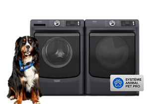 LAVEUSE À CHARGEMENT FRONTAL INTELLIGENTE DE 5 PI<sup>³</sup> (C.E.I) ET SÉCHEUSE DE 7,4 PI<sup>³</sup>