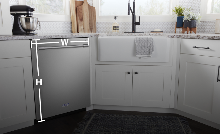 dishwasher minimum size