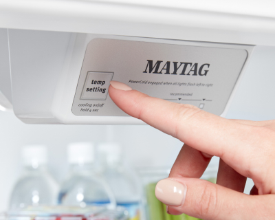 Refrigerator suggested temperature setting