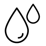 Water droplets icon