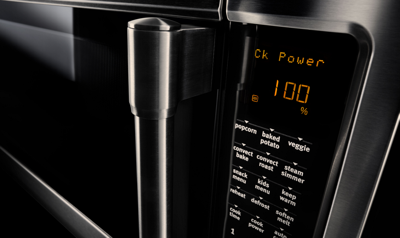 Over-the-range vs. countertop microwaves.