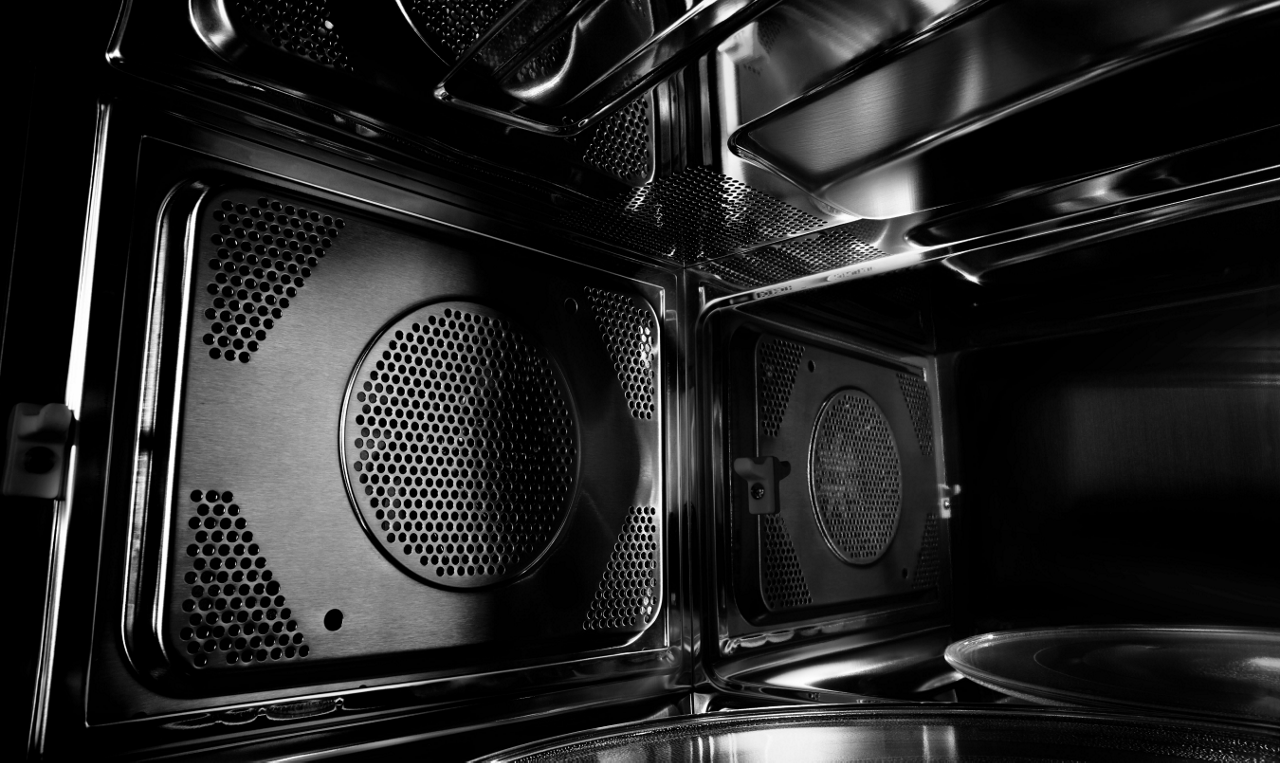Microwave convection fan. Microwave convection fan.