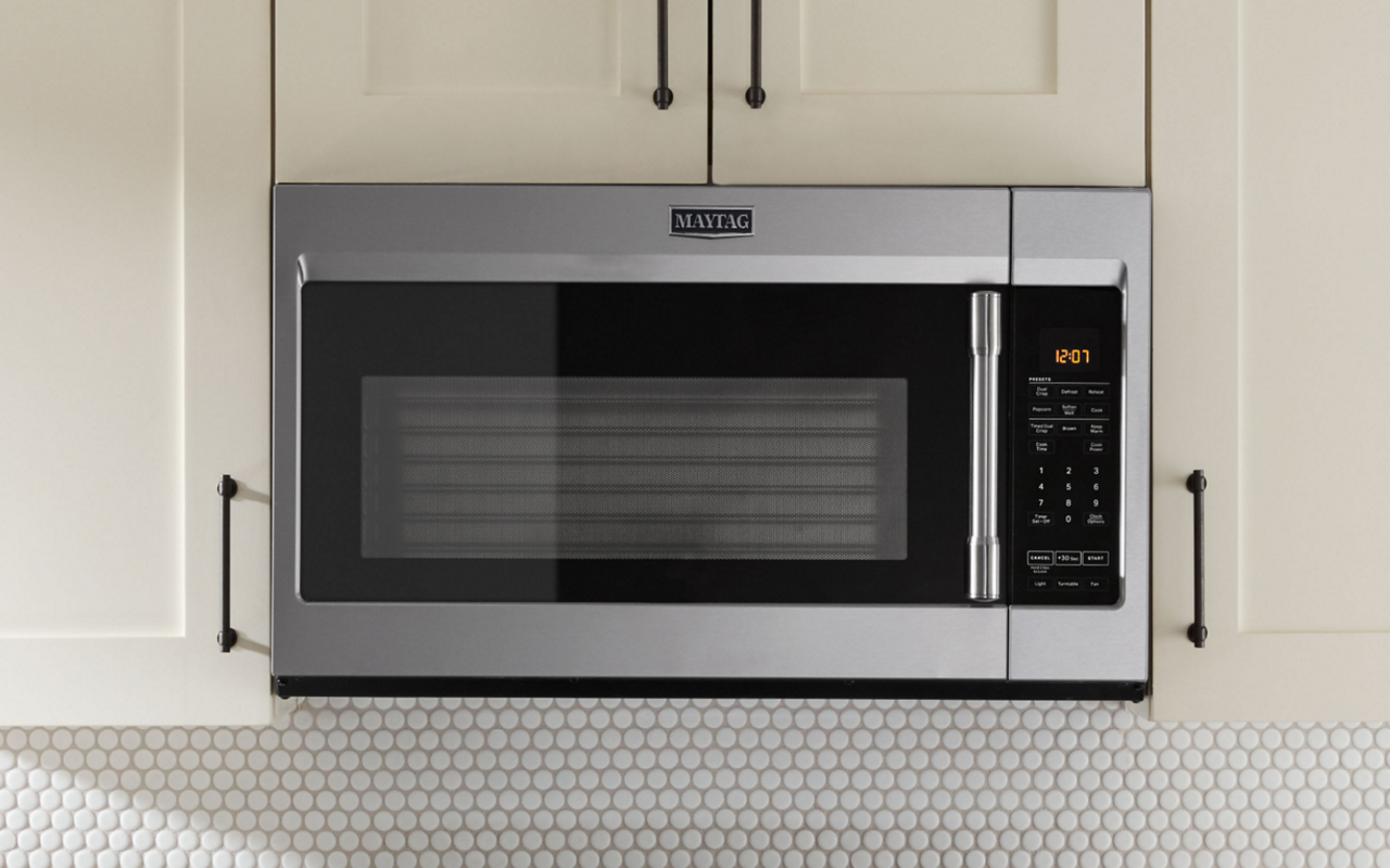 Maytag® over-the-range microwave. Maytag® over-the-range microwave.