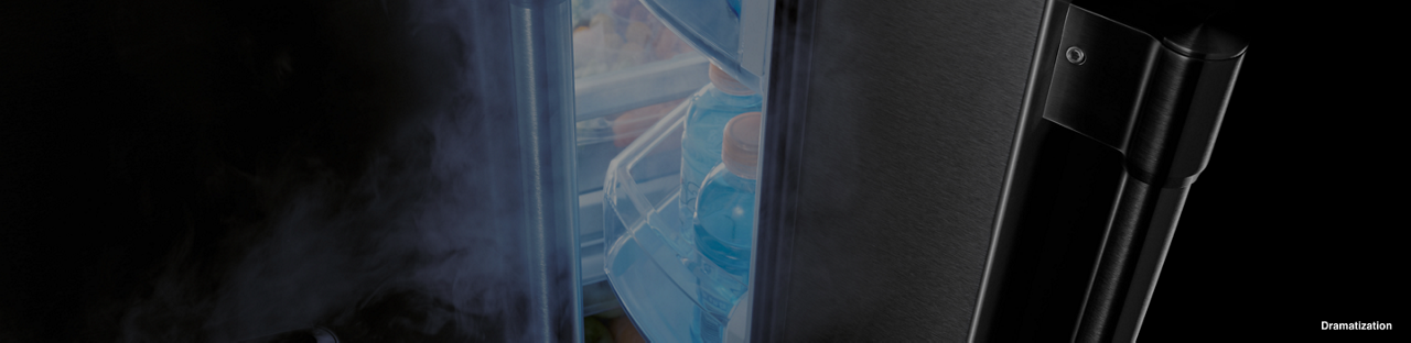 Refrigerator open