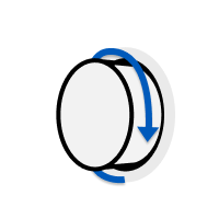 Incandescent light bulb cover turning clockwise Incandescent light bulb cover turning clockwise