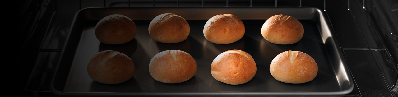 Rolls inside a Maytag® oven