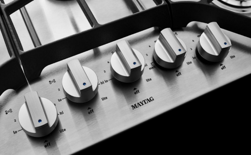Stainless steel cooktop knobs