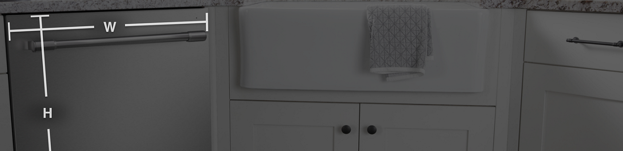 Dishwasher in kitchen.