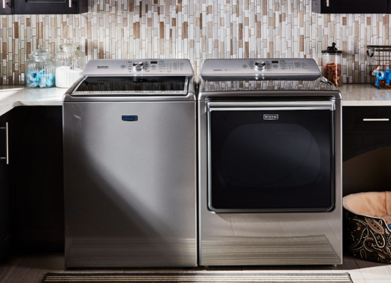 Front load vs. top load washers.