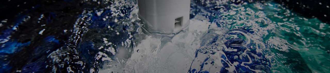 Maytag® top-load washer filled with the maximum amount of water.