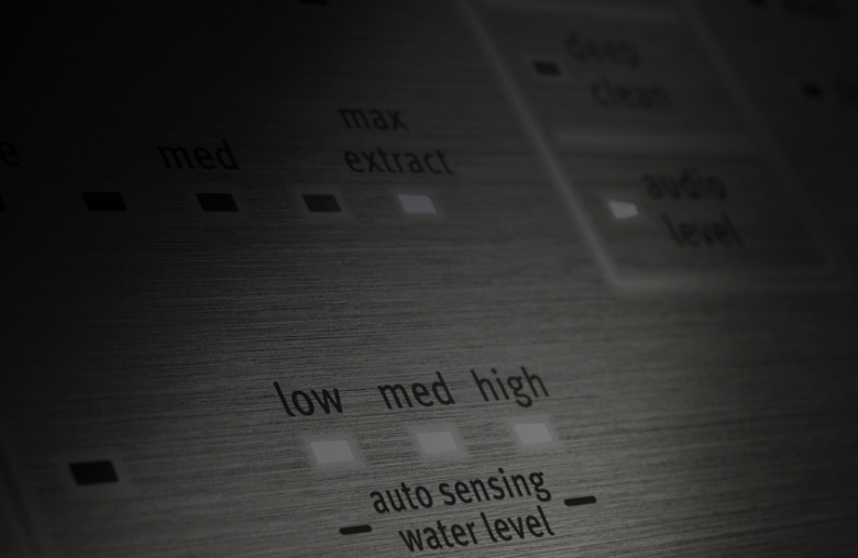 Maytag® washing machine water level controls. Maytag® washing machine water level controls.