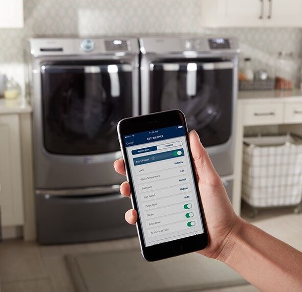 Connected appliance features Connected appliance features