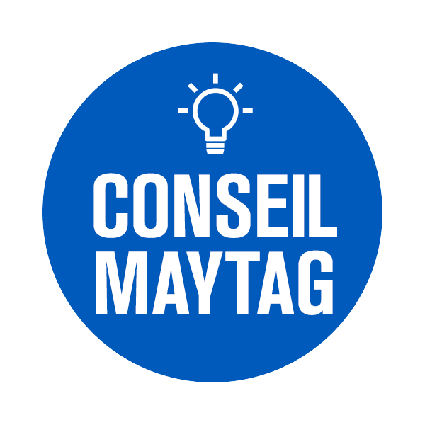 Icône d'ampoule. CONSEIL MAYTAG Icône d'ampoule. CONSEIL MAYTAG