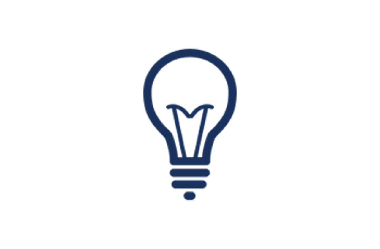 light bulb icon light bulb icon