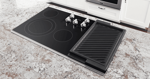 Types de tables de cuisson : au gaz c. électriques (induction et serpentins) 