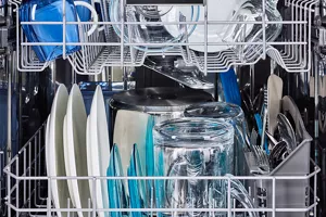 Panier inférieur avec zone de lavage pour très gros articles