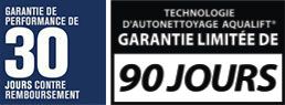 badges de garantie