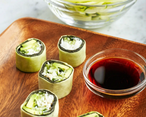 Soy sauce in a dish