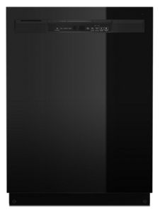 Stainless steel tub dishwasher with Dual Power Filtration Black