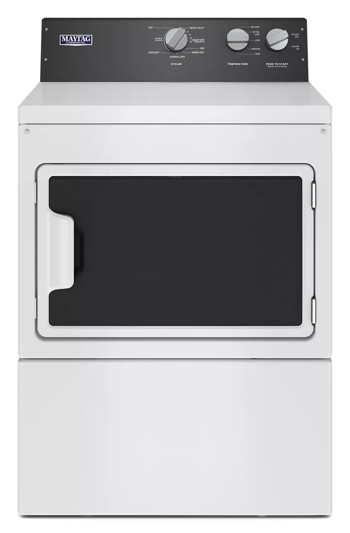 Maytag 7.4 Cu. Ft. Electric Commercial-Grade Residential Dryer, White - YMEDP586GW