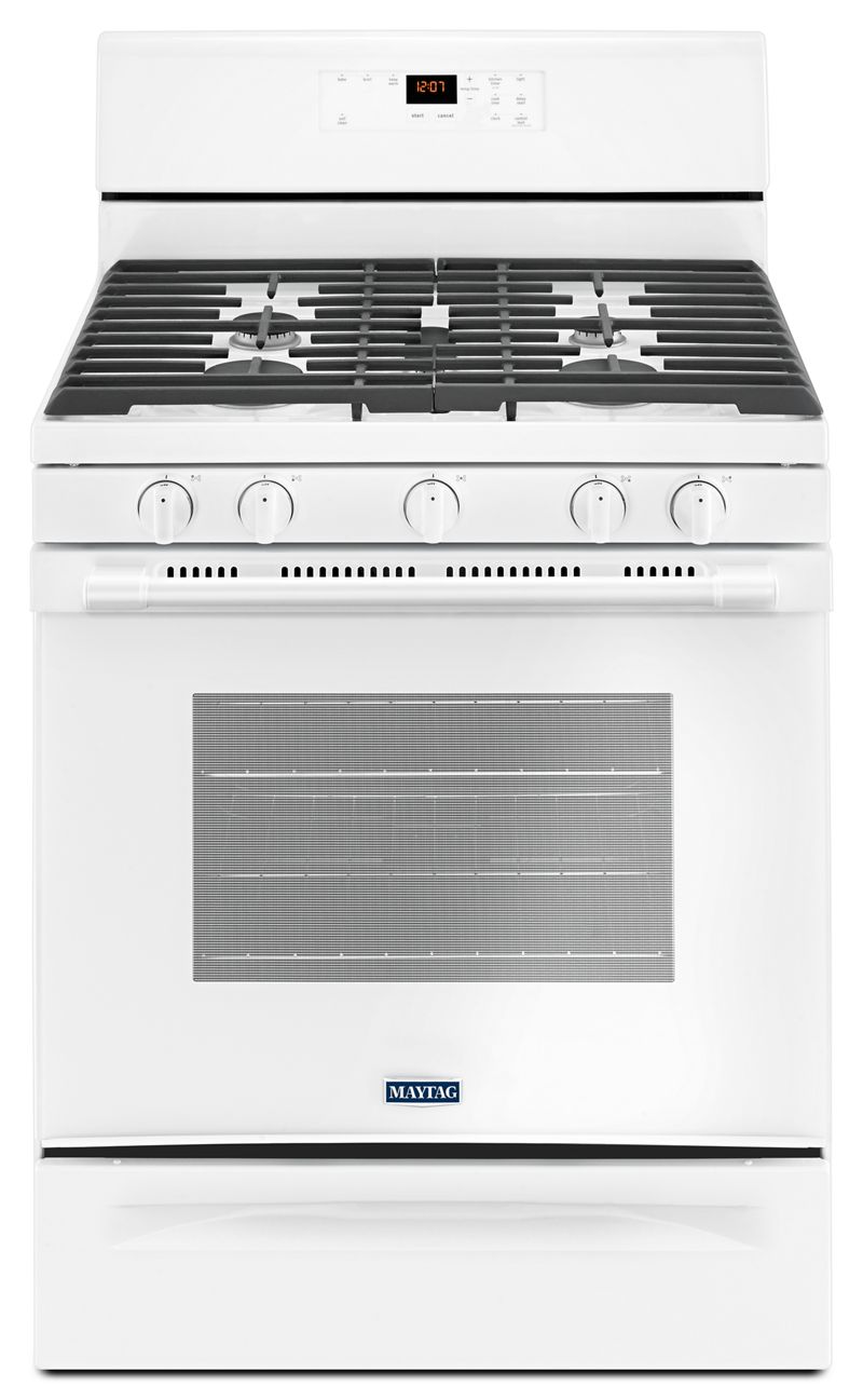 30-INCH WIDE GAS RANGE WITH 5TH OVAL BURNER - 5.0 CU. FT.