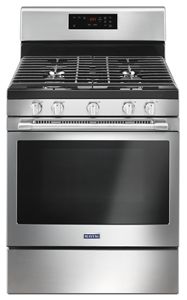 30-INCH WIDE GAS RANGE WITH 5TH OVAL BURNER - 5.0 CU. FT.