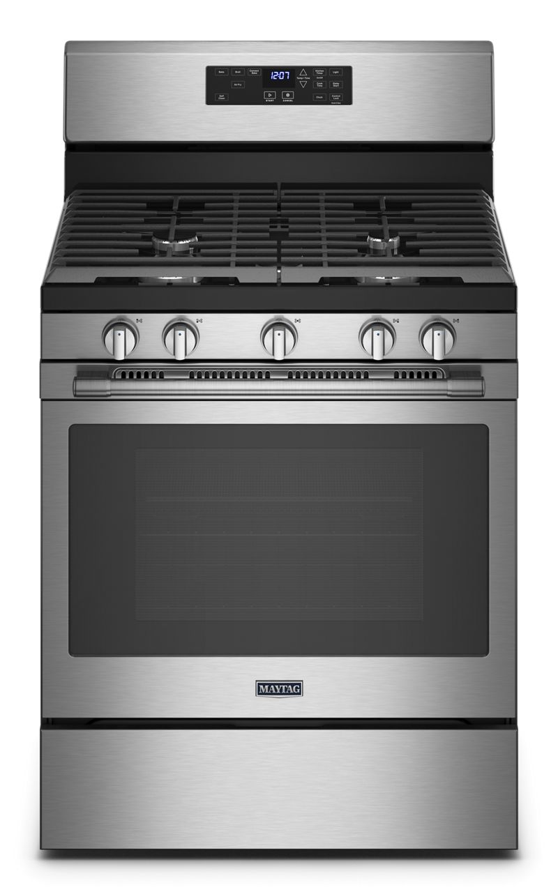 Maytag Gas Range with Air Fryer and Basket - 5.0 cu. ft.
