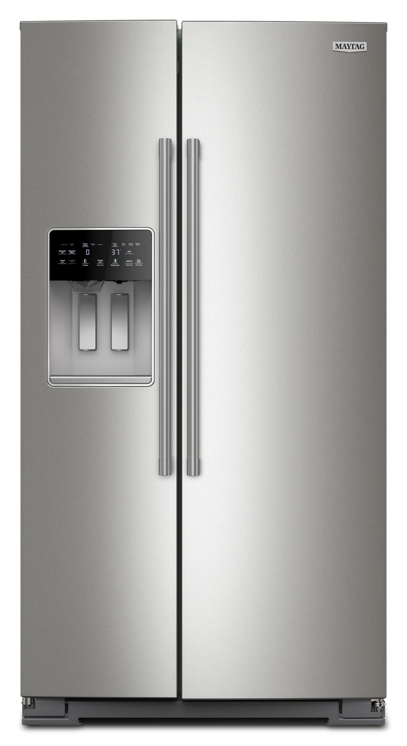36-inch Wide Counter-Depth Side-by-Side Refrigerator with Arctic Blue Interior - 20.8 Cu. Ft.