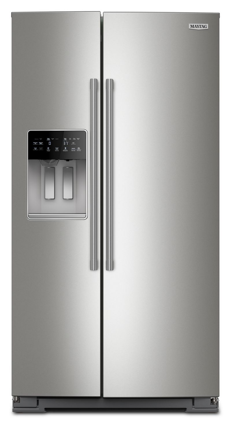 36-inch Wide Full-Depth Side-by-Side Refrigerator with Arctic Blue Interior - 28.3 Cu. Ft.