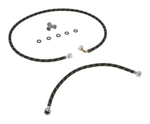 Trousse de tuyau pour sécheuse à vapeur - (1) tuyau de 2 pi, (1) tuyau de 5 pi